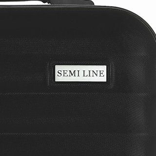 Большой чемодан Semi Line со съемными колесами на 80 л Черный