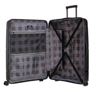 Большой чемодан Snowball – 105 л, 3,6 кг Черный