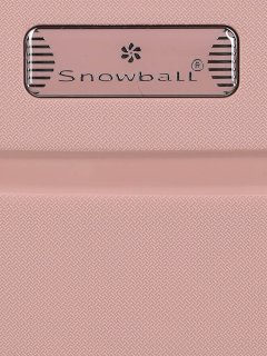 Велика валіза Snowball 61303 з поліпропілену на 107/121 л Рожевий
