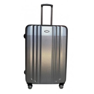 Велика валіза Snowball 91603 – 118/133 л, 4,4 кг Сріблястий