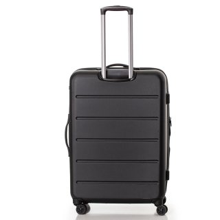 Большой чемодан Swissbrand Berlin на 98/108 л из поликарбоната Черный