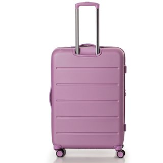 Большой чемодан Swissbrand Berlin на 98/108 л из поликарбоната Фиолетовий