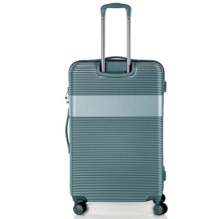 Большой чемодан Swissbrand Cairo на 97 л весом 4,2 кг из пластика Бирюзовый