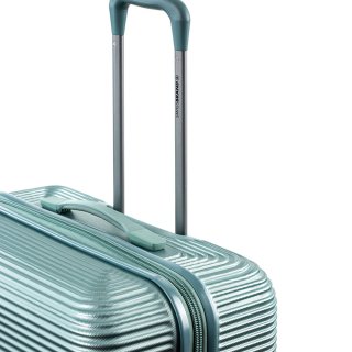 Большой чемодан Swissbrand Cairo на 97 л весом 4,2 кг из пластика Бирюзовый