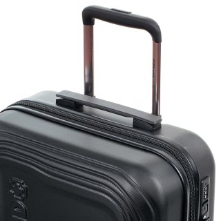 Большой чемодан Swissbrand London на 112 л из поликарбоната весом 4,35 кг Черный