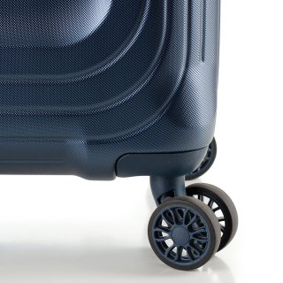 Большой чемодан Swissbrand London на 112 л из поликарбоната весом 4,35 кг Синий