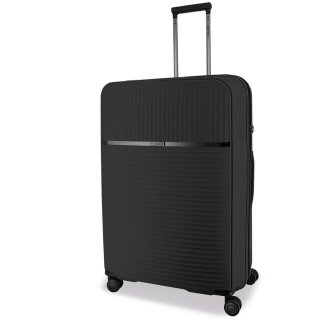 Большой чемодан Swissbrand Malden на 113/130 л весом 4,2 кг из полипропилена Черный