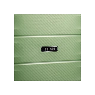 Большой чемодан Titan Highlight на 112 л весом 3,4 кг из полипропилена Зеленый