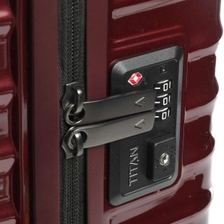 Велика валіза Titan Litron на 100 л вагою 3,7 кг із полікарбонату Червоний