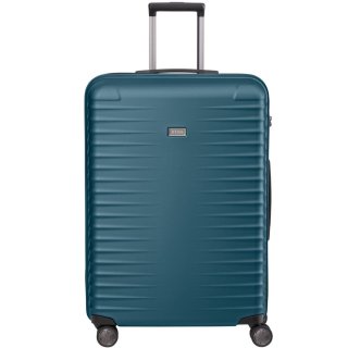 Большой чемодан Titan Litron на 100 л весом 3,7 кг из поликарбоната Синий