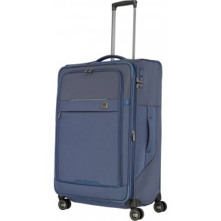 Большой чемодан Titan PRIME 91/105 л весом 3,7 кг из полиэстера Синий