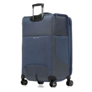 Большой чемодан Titan PRIME 91/105 л весом 3,7 кг из полиэстера Синий
