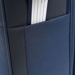 Большой чемодан Titan PRIME 91/105 л весом 3,7 кг из полиэстера Синий