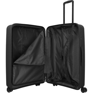 Велика валіза Travelite Air Stripe – 104 л, 3,9 кг Чорна