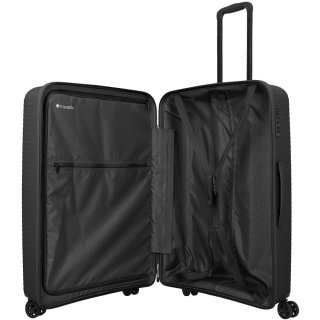 Велика валіза Travelite Air Stripe – 104 л, 3,9 кг Чорна