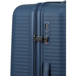 Велика валіза Travelite Air Stripe – 104 л, 3,9 кг Синя