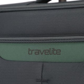 Большой чемодан Travelite Croatia на 90/96 л весом 3,3 кг Зеленый