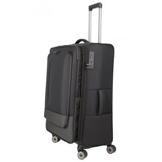 Большой чемодан Travelite Crosslite 5.0 на 88/93 л весом 3,5 кг Черный