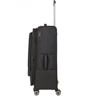 Большой чемодан Travelite Crosslite 5.0 на 88/93 л весом 3,5 кг Черный