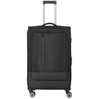 Большой чемодан Travelite Crosslite 5.0 на 88/93 л весом 3,5 кг Черный