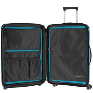 Велика валіза Travelite Orbita на 103 л вагою 3,5 кг Блакитний