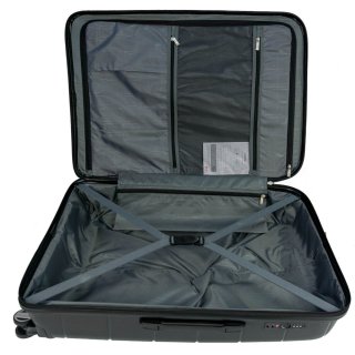 Большой чемодан Travelite Paklite Mailand Deluxe на 102 л весом 4,6 кг из полипропилена Черный