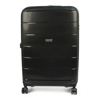 Большой чемодан Travelite Paklite Mailand Deluxe на 102 л весом 4,6 кг из полипропилена Черный