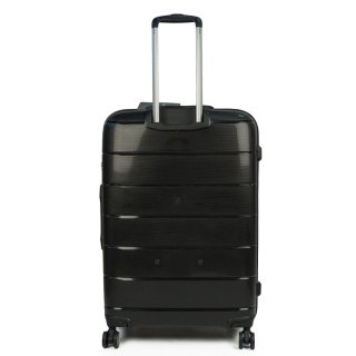 Большой чемодан Travelite Paklite Mailand Deluxe на 102 л весом 4,6 кг из полипропилена Черный