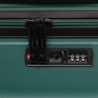 Большой чемодан Travelite Trient на 100 л весом 3,7 кг из полипропилена Зеленый