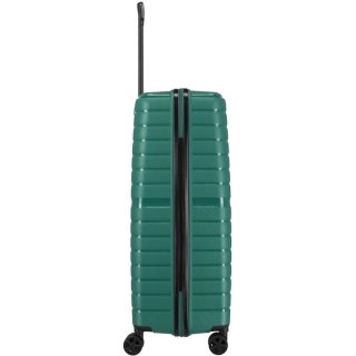 Большой чемодан Travelite Trient на 100 л весом 3,7 кг из полипропилена Зеленый