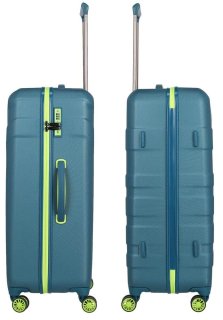 Большой чемодан Travelite Vector на 103 л весом 4,3 кг Бирюзовый