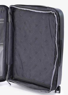 Большой чемодан V&V Travel Flash light 2.0 с расширением на 115/125 л весом 4,3 кг из полипропилена Черный