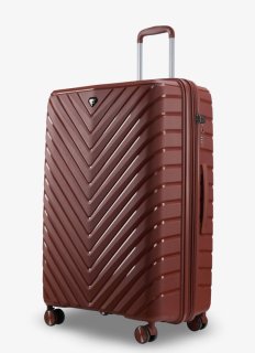 Большой чемодан V&V Travel Invictus – 108/120 л, 4,3 кг Бордовый