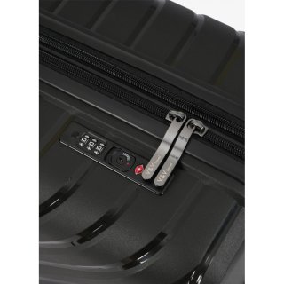 Велика валіза V&V Travel Invictus – 108/120 л, 4,3 кг Чорна
