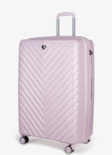 Большой чемодан V&V Travel Invictus – 108/120 л, 4,3 кг Розовый