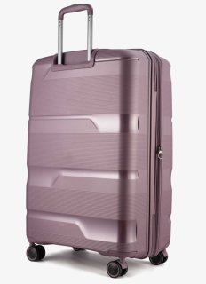 Большой чемодан V&V Travel Metallo – 105 / 115 л, 4,5 кг Розовый