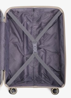 Большой чемодан V&V Travel Metallo – 105 / 115 л, 4,5 кг Шампань