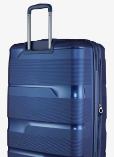 Большой чемодан V&V Travel Metallo – 105 / 115 л, 4,5 кг Синий