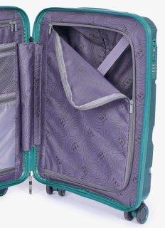 Большой чемодан V&V Travel Metallo – 105 / 115 л, 4,5 кг Зеленый
