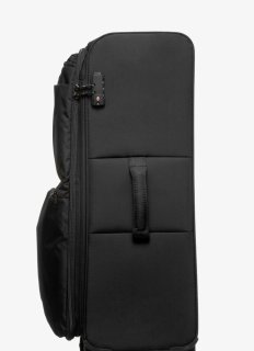 Большой чемодан V&V TRAVEL ONE LIFE на 110/120 л весом 3,9 кг Черный