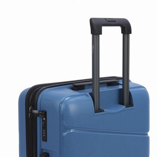 Большой чемодан V&V Travel Peace на 115/125 л из полипропилена Синий