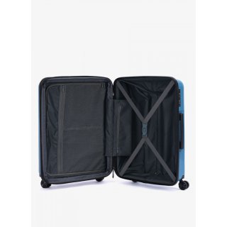 Большой чемодан V&V Travel Peace на 115/125 л из полипропилена Синий