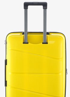 Большой чемодан V&V Travel Peace на 115/125 л из полипропилена Желтый