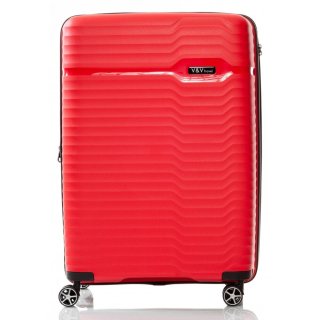 Большой чемодан V&V Travel Summer Breeze на 115/125 л весом 4,3 кг из полипропилена Красный