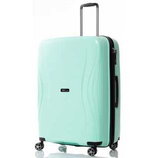 Большой чемодан V&V Travel TIFFANY из полипропилена на 115/125 л весом 4,3 кг Голубой