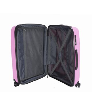 Большой чемодан V&V Travel TIFFANY из полипропилена на 115/125 л весом 4,3 кг Розовый