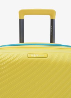 Велика валіза V&V Travel Urban – 100 / 110 л, 4 кг Жовта