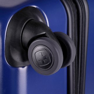 Большой чемодан Wenger Lyne 99 л/115 л из поликарбоната Синий