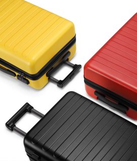Большой чемодан Xiaomi Ninetygo Business Travel на 100 л из поликарбоната Серый