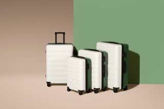 Велика валіза Xiaomi Ninetygo Rhine – 100 л, 5.2 кг Біло-зелена